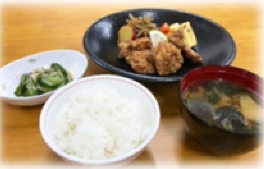 バランスのとれた手作り料理